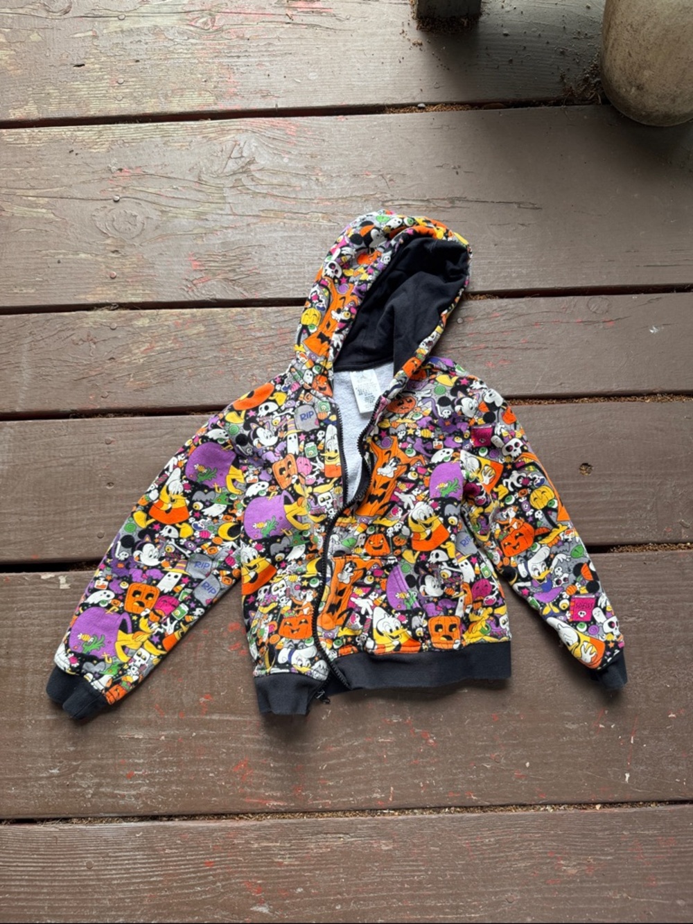 Disney Halloween Character Hoodie - Black, Orange, Purple, White